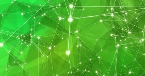 Background Abstract Dynamic Plexus Futuristic Technology. 3d render Stock Illustration