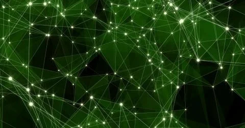 Background Abstract Dynamic Plexus Futuristic Technology. 3d render Stock Illustration