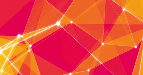 Background Abstract Dynamic Plexus Futuristic Technology. 3d render Stock Illustration