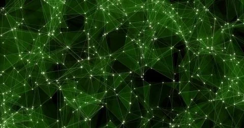 Background Abstract Dynamic Plexus Futuristic Technology. 3d render 스톡 일러스트