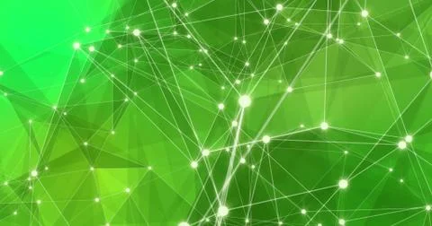 Background Abstract Dynamic Plexus Futuristic Technology. 3d render Stock Illustration