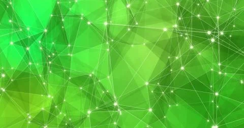 Background Abstract Dynamic Plexus Futuristic Technology. 3d render Stock Illustration