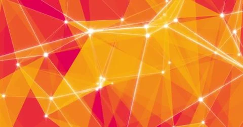 Background Abstract Dynamic Plexus Futuristic Technology. 3d render Stock Illustration