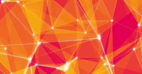 Background Abstract Dynamic Plexus Futuristic Technology. 3d render Stock Illustration