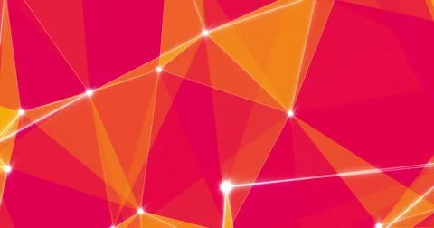 Background Abstract Dynamic Plexus Futuristic Technology. 3d render Stock Illustration