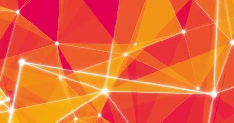 Background Abstract Dynamic Plexus Futuristic Technology. 3d render Stock Illustration