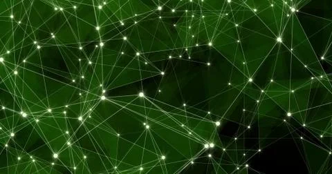 Background Abstract Dynamic Plexus Futuristic Technology. 3d render Stock Illustration
