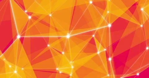 Background Abstract Dynamic Plexus Futuristic Technology. 3d render Stock Illustration