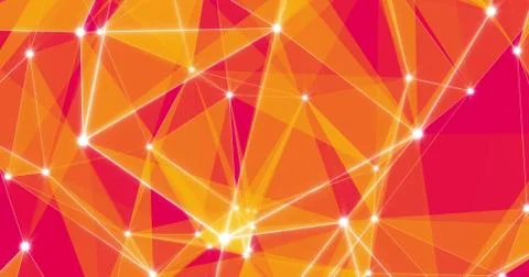 Background Abstract Dynamic Plexus Futuristic Technology. 3d render Stock Illustration