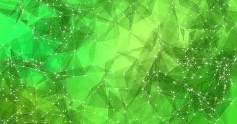 Background Abstract Dynamic Plexus Futuristic Technology. 3d render Stock Illustration