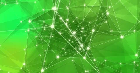 Background Abstract Dynamic Plexus Futuristic Technology. 3d render 스톡 일러스트