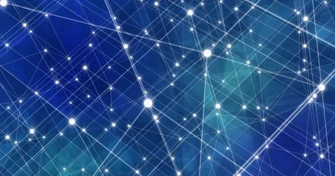 Background Abstract Dynamic Plexus Futuristic Technology. 3d render Stock Illustration