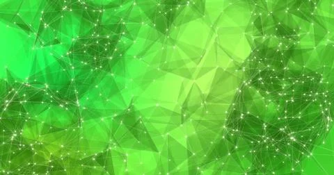 Background Abstract Dynamic Plexus Futuristic Technology. 3d render Stock Illustration