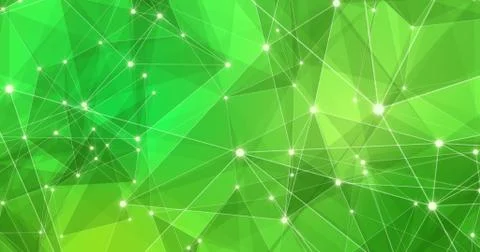 Background Abstract Dynamic Plexus Futuristic Technology. 3d render Stock Illustration