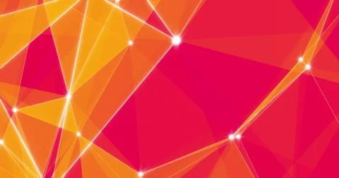 Background Abstract Dynamic Plexus Futuristic Technology. 3d render Stock Illustration