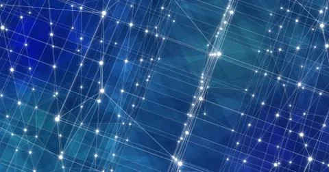 Background Abstract Dynamic Plexus Futuristic Technology. 3d render Stock Illustration