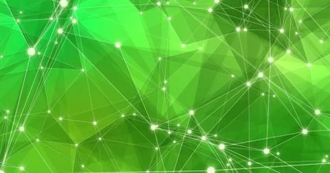 Background Abstract Dynamic Plexus Futuristic Technology. 3d render Stock Illustration