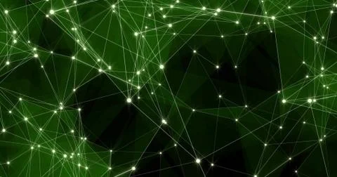 Background Abstract Dynamic Plexus Futuristic Technology. 3d render Stock Illustration