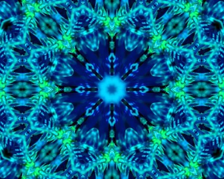 Background abstract flame mandala flower colorful Stock Illustration