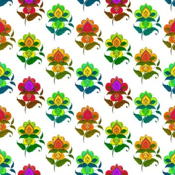 Background, abstract flowers Stock Illustration