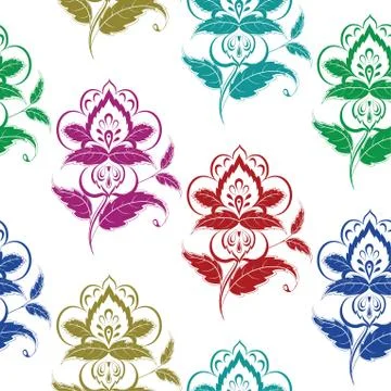 Background, abstract flowers Stock Illustration