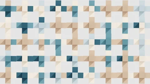 Background abstract, geometry in motion, 3d render light colors, 4k Stock Footage 234564713