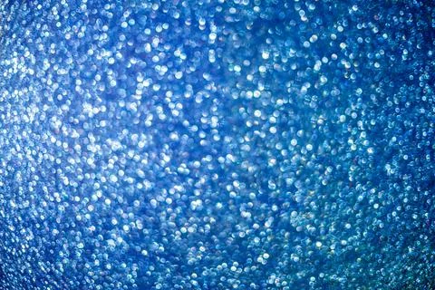 Background of abstract glitter lights. blue. de-focused. banner Stock Photos