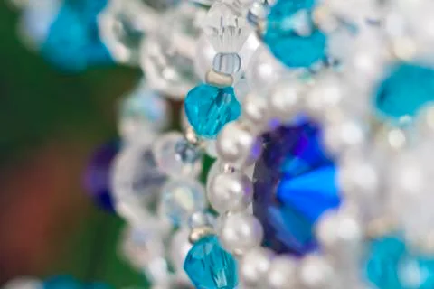 Background of abstract glittering lights. Stock Photos