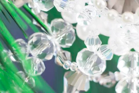 Background of abstract glittering lights Stock Photos