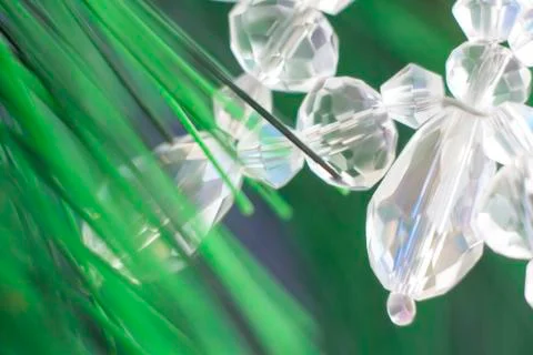 Background of abstract glittering lights. Stock Photos