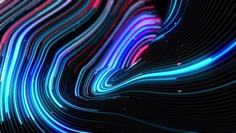 Background with abstract, glowing lines Stock Footage 158563244