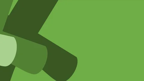 Background of abstract green moving Video stock 129681203