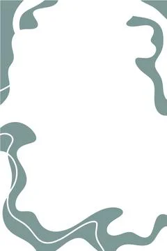 Background with abstract hand drawn organic shapes stains dots lines waves. T Stock Illustration