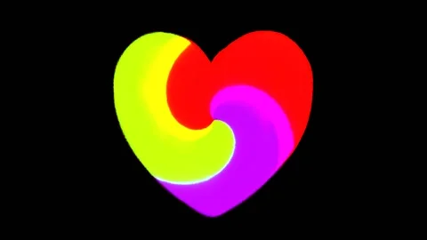 Background with an abstract heart Stock Footage 145448188