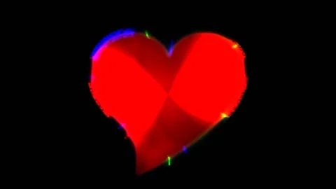 Background with an abstract heart Stock Footage 145448222