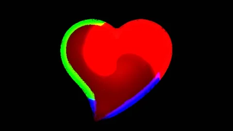 Background with an abstract heart Stock Footage 145448290