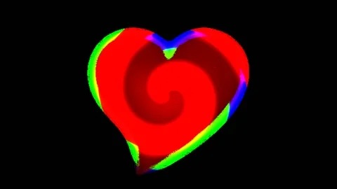 Background with an abstract heart Stock Footage 145448685