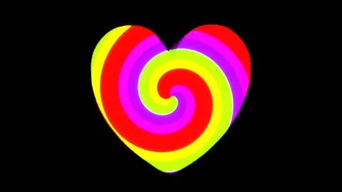 Background with an abstract heart Stock Footage 145448757