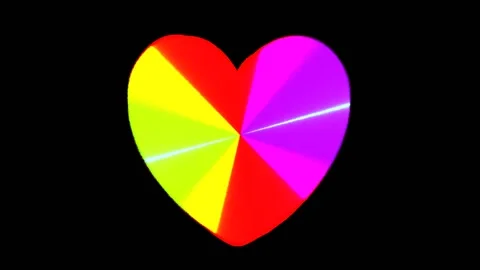 Background with an abstract heart Stock Footage 145448904