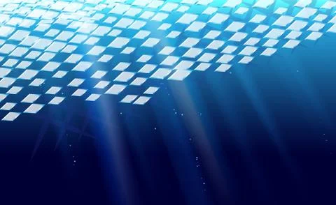 Background abstract ice drift rhombic perforated. Backdrop blue rhombus Ilustración de archivo