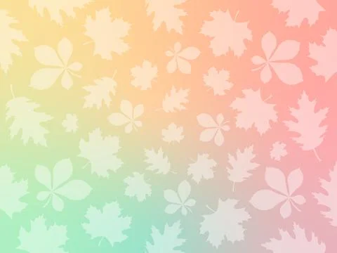 Background with abstract leaves Stock Illustration