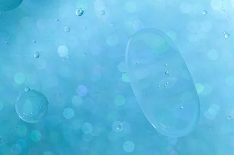 Background abstract light blue bokeh sphere Stock Photos