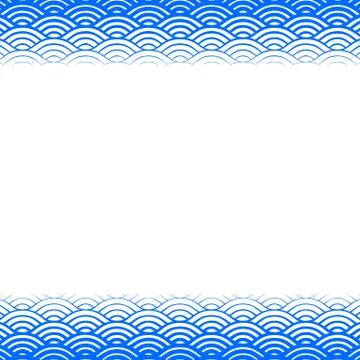 Background with abstract line waves pattern and thickness gradient Stock Illustration