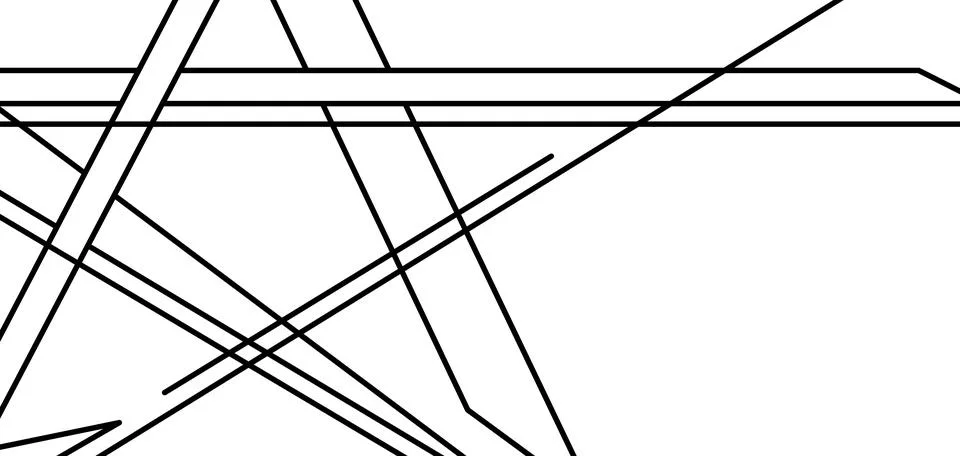 Background with abstract lines. Geometric texture of chaotic lines in shape o Illustrazione stock