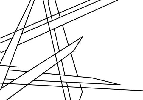 Background with abstract lines. Geometric texture of chaotic lines in shape o Stock Illustration