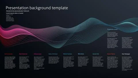 Background Abstract Lines Waves Pattern Design Stock Illustration