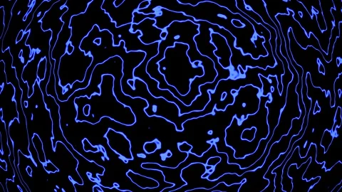 Background abstract loop blue colored 4K 30p distorted lines Scale 3 Stock-Footage 283578867