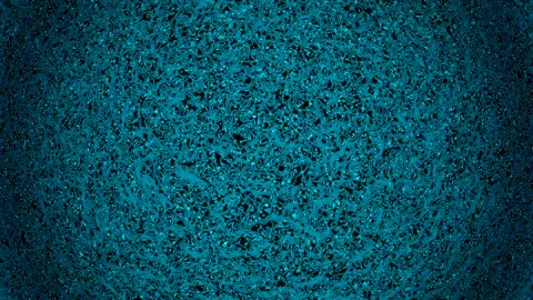 Background abstract loop cyan colored 4K 25p distorted lines Scale 24 Stock Footage 280138413