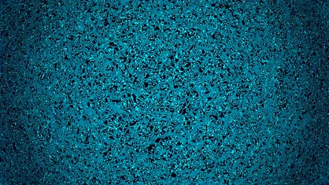 Background abstract loop cyan colored 4K 30p distorted lines Scale 24 Stock Footage 283579640