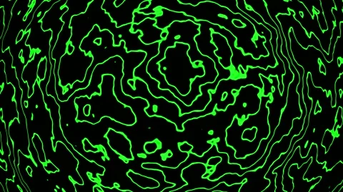 Background abstract loop green colored 4K 30p distorted lines Scale 3 Stock Footage 283578863